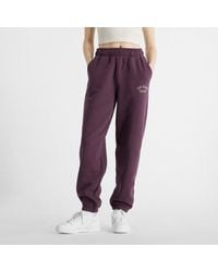 New Balance - Mujer Graphic Fleece Jogger En, Vellón De Algodón, Talla - Lyst