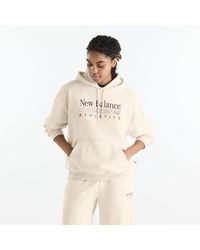 New Balance - Trackside French Terry Hoodie - Lyst