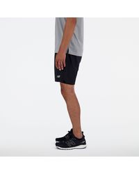 New Balance - Ac lined short 7" in nero - Lyst