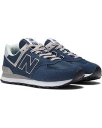 New Balance - 574 Core In Suede/mesh - Lyst