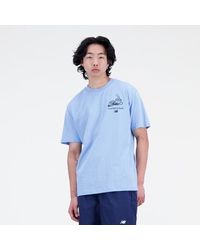 New Balance - Homme Essentials Cafe Java Cotton Jersey T-Shirt En, Taille - Lyst