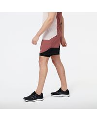 New Balance - Accelerate Pacer 5 Inch 2-in-1 Short In Polywoven - Lyst