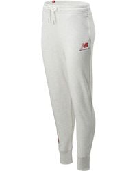 new balance essentials brushed sweatpants