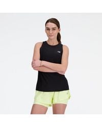 New Balance - Femme Jacquard Slim Tank En, Poly Knit, Taille - Lyst