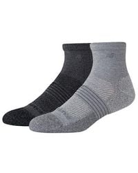 New Balance - Pro Training Quarter Socks 2 Pack - Lyst