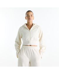 New Balance - Brushed Coastal Fleece Full Zip - Lyst