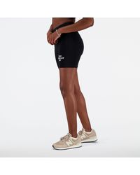 New Balance - Essentials reimagined archive cotton fitted shorts - Lyst