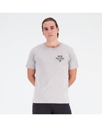 New Balance - Homme Sport Core Graphic Cotton Jersey Short Sleeve T-Shirt En, Taille - Lyst