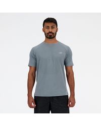 New Balance - Knit t-shirt in grigio - Lyst