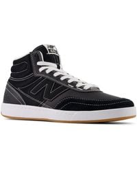 New Balance - Nb Numeric 440 High V2 In Black/white Suede/mesh - Lyst