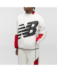 New Balance - Basketball Windbreaker Pullover Top - Lyst