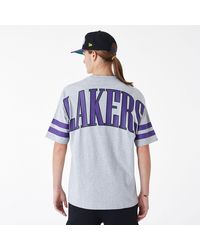 KTZ - La Lakers Nba Arch Graphic Oversized T-shirt - Lyst