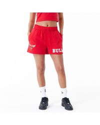 KTZ - Chicago Bulls Womens Nba Team Logo Shorts - Lyst