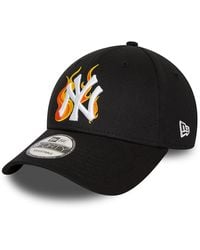 KTZ - New York Yankees Mlb Flame 9forty Adjustable Cap - Lyst