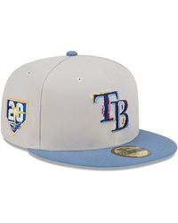 KTZ - Tampa Bay Rays Colour Brush Light Beige 59fifty Fitted Cap - Lyst