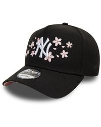 KTZ - New York Yankees Cherry Blossom 9forty A-frame Adjustable Cap - Lyst