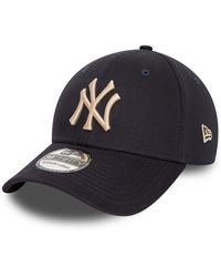 KTZ - New York Yankees League Essential Navy 39thirty Stretch Fit Cap - Lyst