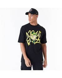 KTZ - New Era Spray Graphic Oversized T-shirt - Lyst