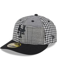 KTZ - New York Mets Patch Plaid Low Profile 59fifty Fitted Cap - Lyst