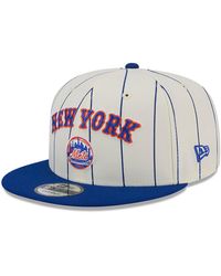 KTZ - New York Mets Jersey Pinstripe Chrome 9fifty Snapback Cap - Lyst