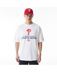 KTZ - Philadelphia Phillies Mlb London Series 2024 Oversized T-shirt - Lyst
