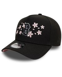 KTZ - Boston Red Sox Cherry Blossom 9forty A-frame Adjustable Cap - Lyst