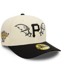 KTZ - Pittsburgh Pirates Team Wings Light Beige 59fifty Fitted Cap - Lyst