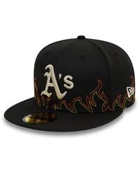 KTZ - Oakland Athletics Mlb Fire 59fifty Fitted Cap - Lyst