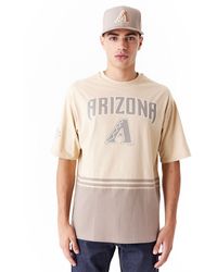 KTZ - Arizona Diamondbacks World Series Light Beige Oversized T-shirt - Lyst