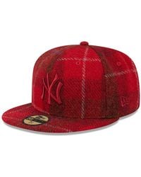 KTZ - New York Yankees Mlb Harris Tweed Check 59fifty Fitted Cap - Lyst