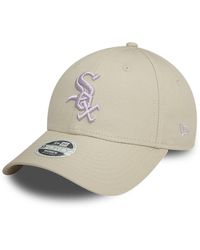 KTZ - Chicago White Sox Womens Purple Icon Light Beige 9forty Adjustable Cap - Lyst