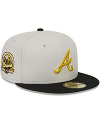KTZ - Atlanta Braves Two-tone Stone 59fifty Fitted Cap - Lyst