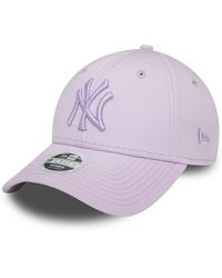 KTZ - New York Yankees Womens League Essential Lilac 9forty Adjustable Cap - Lyst