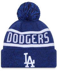 KTZ - La Dodgers Jake Bobble Knit Beanie Hat - Lyst