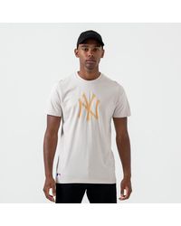 KTZ - New York Yankees Mlb Logo Stone T-shirt - Lyst
