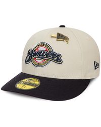 KTZ - Milwaukee Brewers Mlb Pin Stone Low Profile 59fifty Fitted Cap - Lyst