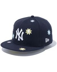 KTZ - New York Yankees Flower Embroidery New Era Japan Navy 59fifty Fitted Cap - Lyst