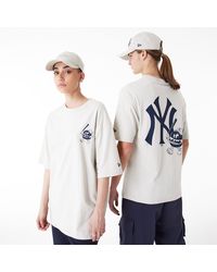 KTZ - New York Yankees Mlb Food Graphic Stone Oversized T-shirt - Lyst