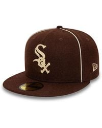 KTZ - Chicago White Sox Team Piping Wool Dark 59fifty Fitted Cap - Lyst
