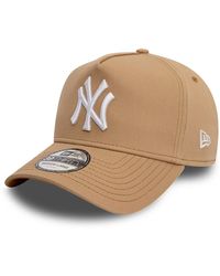 KTZ - New York Yankees League Essential Beige 39thirty A-frame Stretch Fit Cap - Lyst