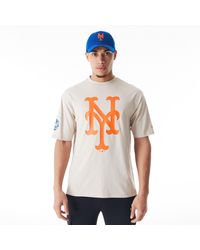 KTZ - New York Mets Mlb London Series 2024 Light Beige Oversized T-shirt - Lyst