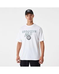 KTZ - Brooklyn Nets Team Script Oversized T-shirt - Lyst