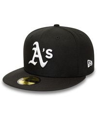 KTZ - Oakland Athletics Mlb And White 59fifty Fitted Cap - Lyst