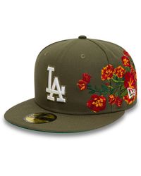 KTZ - La Dodgers Mlb Floral Dark 59fifty Fitted Cap - Lyst