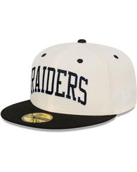 KTZ - Las Vegas Raiders Pack Chrome 59fifty Fitted Cap - Lyst
