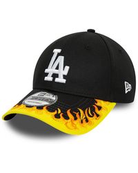 KTZ - La Dodgers Mlb Flame Visor 9forty Adjustable Cap - Lyst