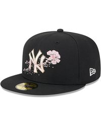 KTZ - New York Yankees Dotted Floral 59fifty Fitted Cap - Lyst