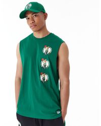 KTZ - Boston Celtics Nba Sleeveless T-shirt - Lyst