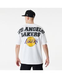 KTZ - La Lakers Nba Large Graphic Oversized T-shirt - Lyst