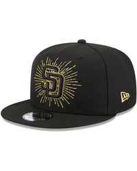KTZ - San Diego Padres Metallic Logo 9fifty Snapback Cap - Lyst
